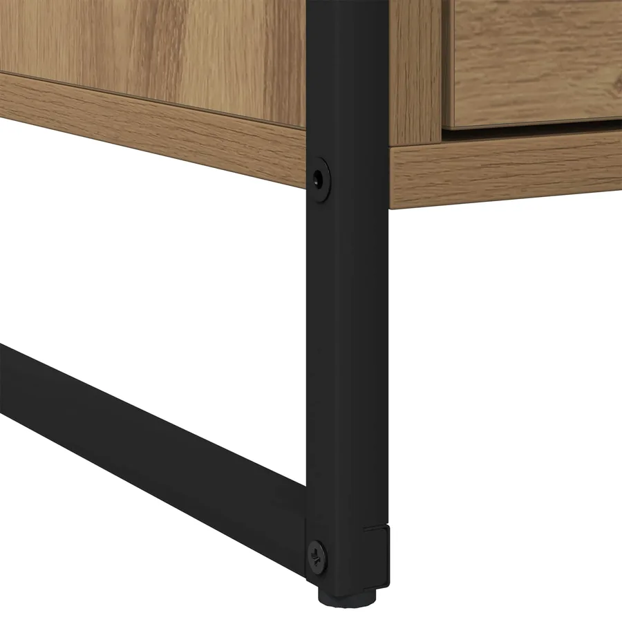 Table de chevet 2 pc Chêne artisan 50 x 39,5 x 50 cm - 8