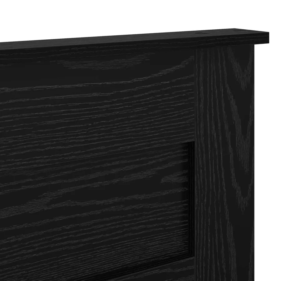 Tête de lit Chêne noir Bois d'ingénierie - 7