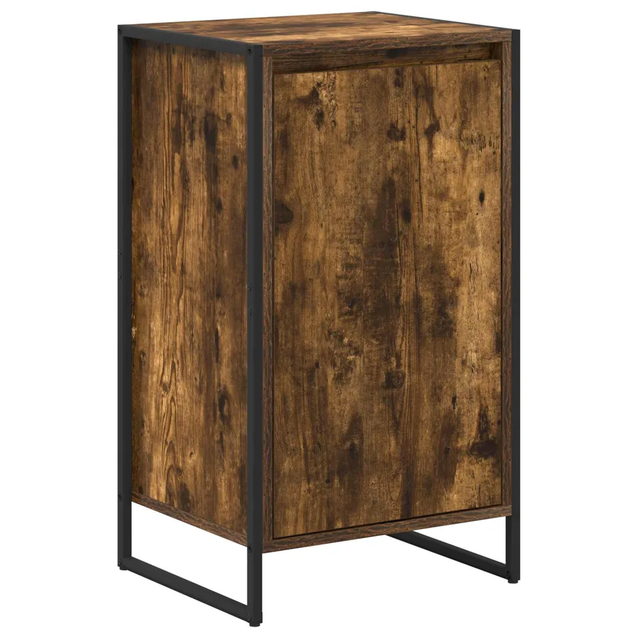 Buffet Chêne Fumé 43 x 36 x 75,5 cm Bois d'ingénierie - 2