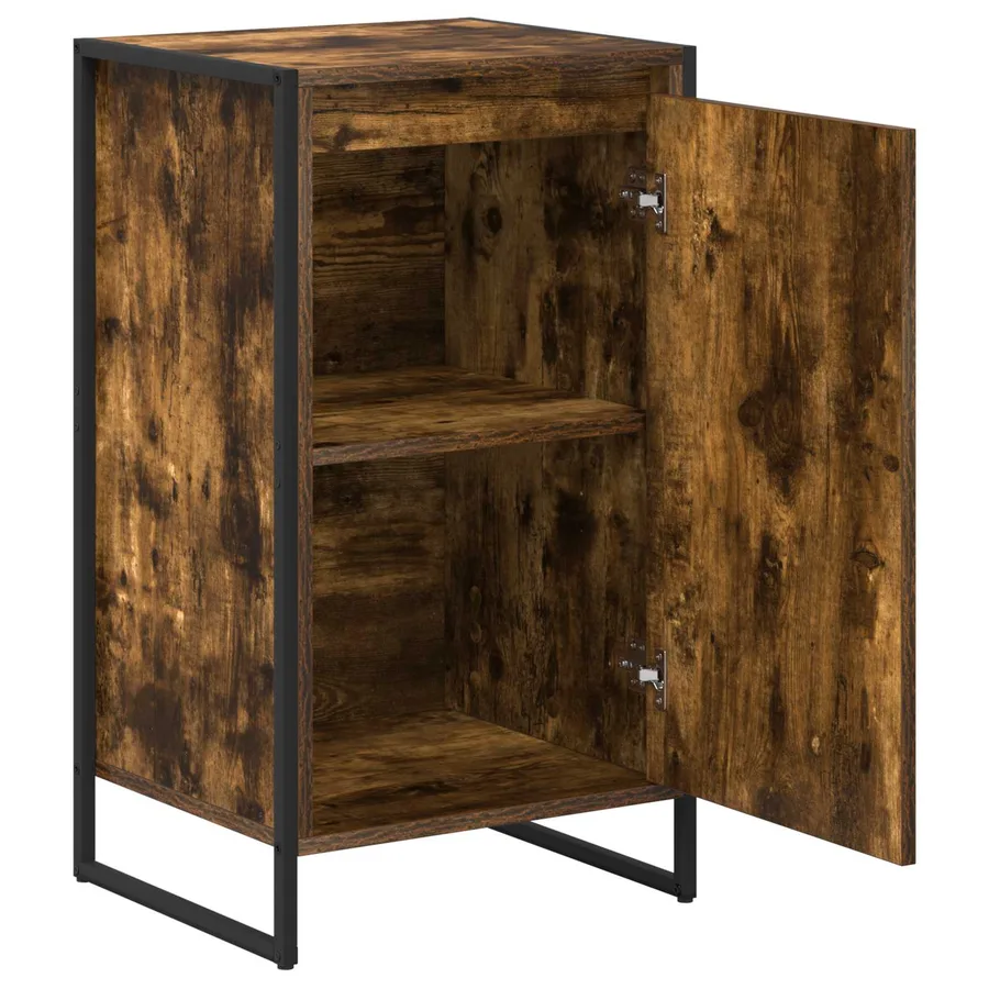 Buffet Chêne Fumé 43 x 36 x 75,5 cm Bois d'ingénierie - 5