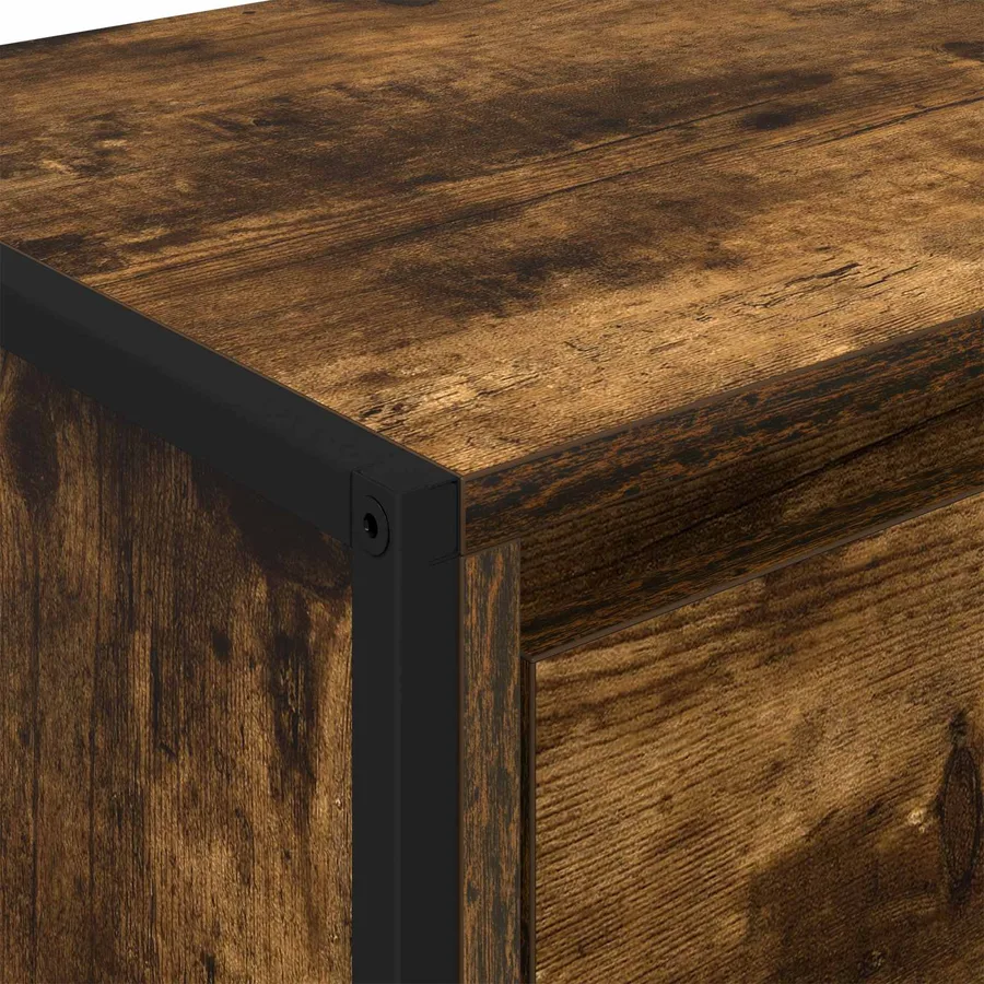 Buffet Chêne Fumé 43 x 36 x 75,5 cm Bois d'ingénierie - 9