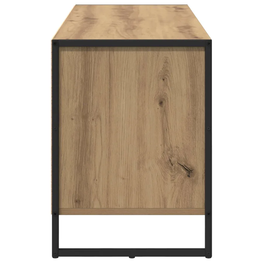 Meuble TV 100 x 36 x 49.5 cm Chêne artisan Bois d'ingénierie - 7