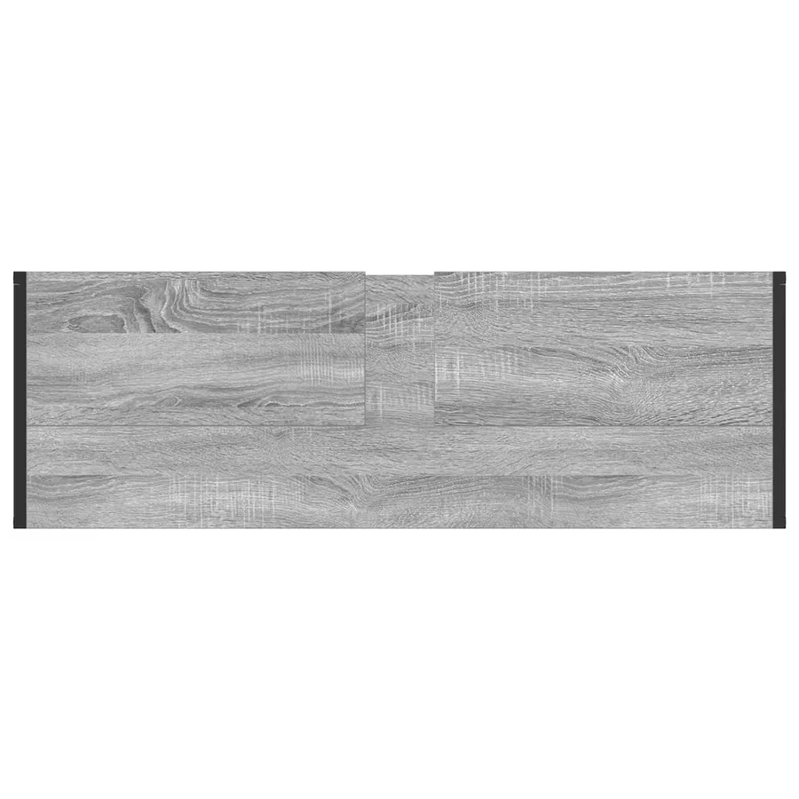 Ensemble de mobilier de salle de bain avec tiroir Gris Sonoma - 11