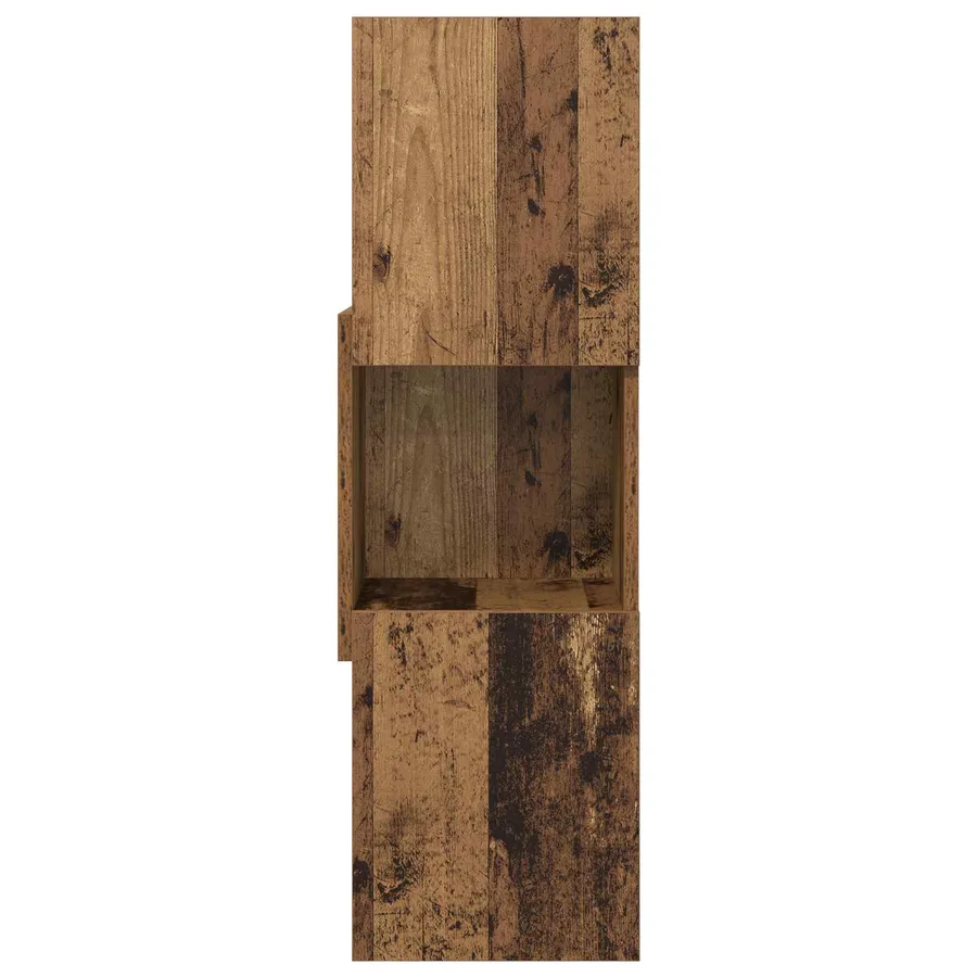 Meuble d'angle Bois ancien 30,5x30x95cm Bois d'ingénierie - 5