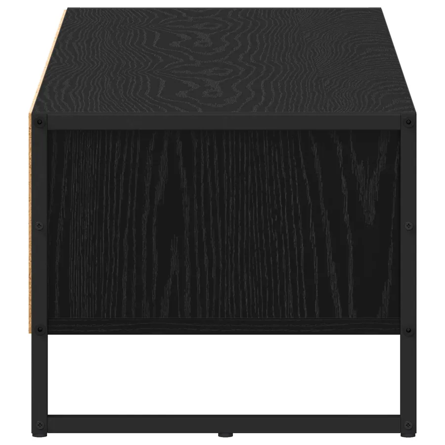 Meuble TV 100 x 36,5 x 30,5 cm Chêne noir Bois d'ingénierie - 6