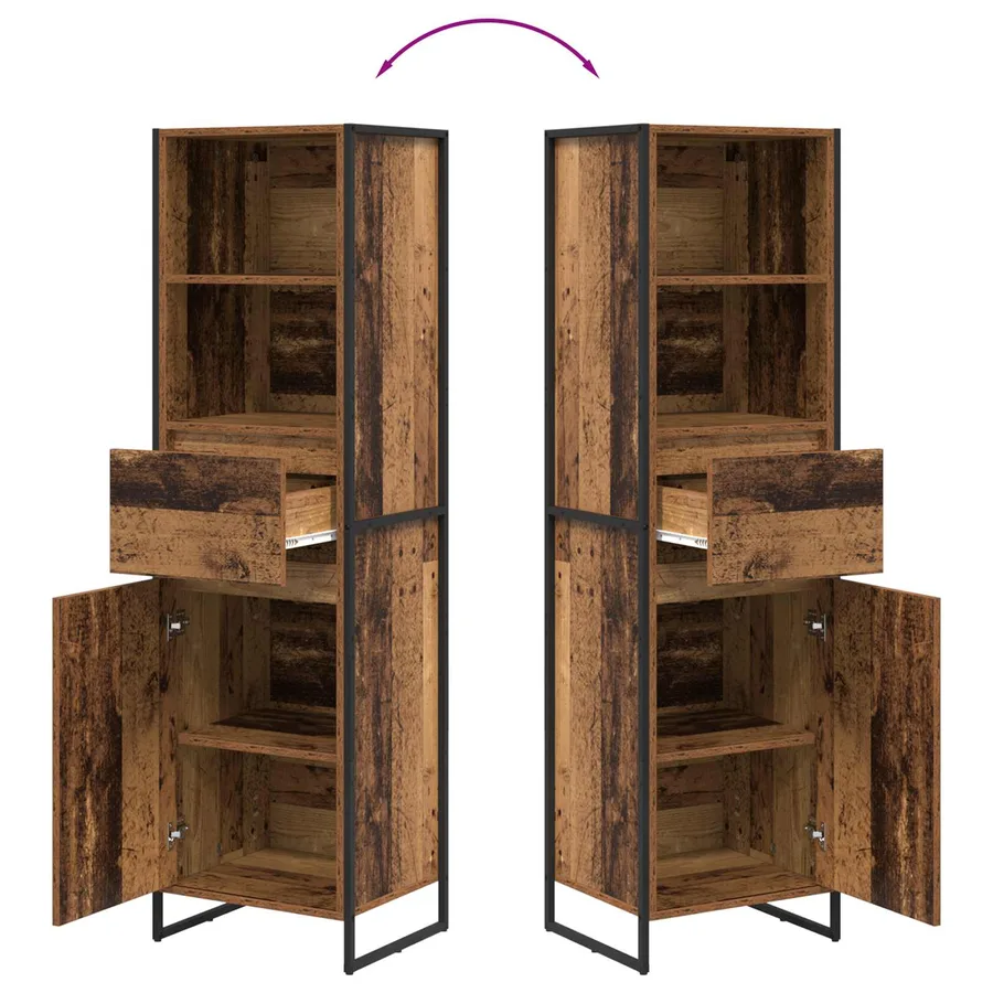 Bibliothèque Bois Ancien 43 x 36 x 150.5 cm Bois d'ingénierie - 11