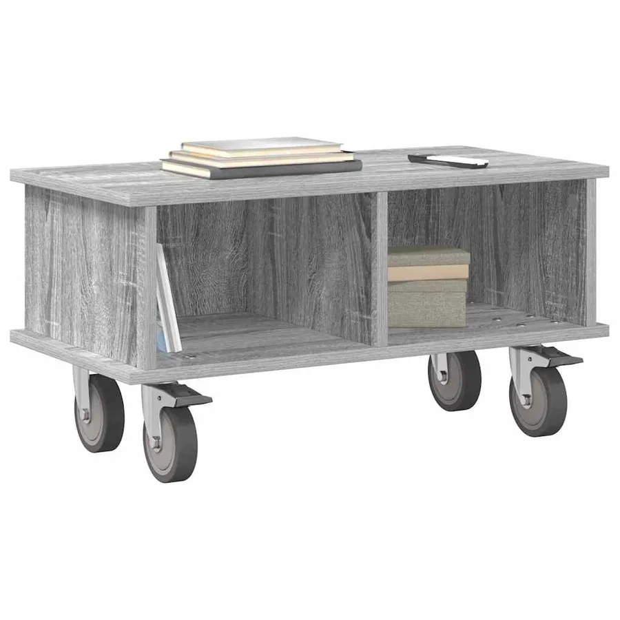Meuble TV Gris Sonoma 68,5 x 35 x 35 cm Bois d'ingénierie - 3