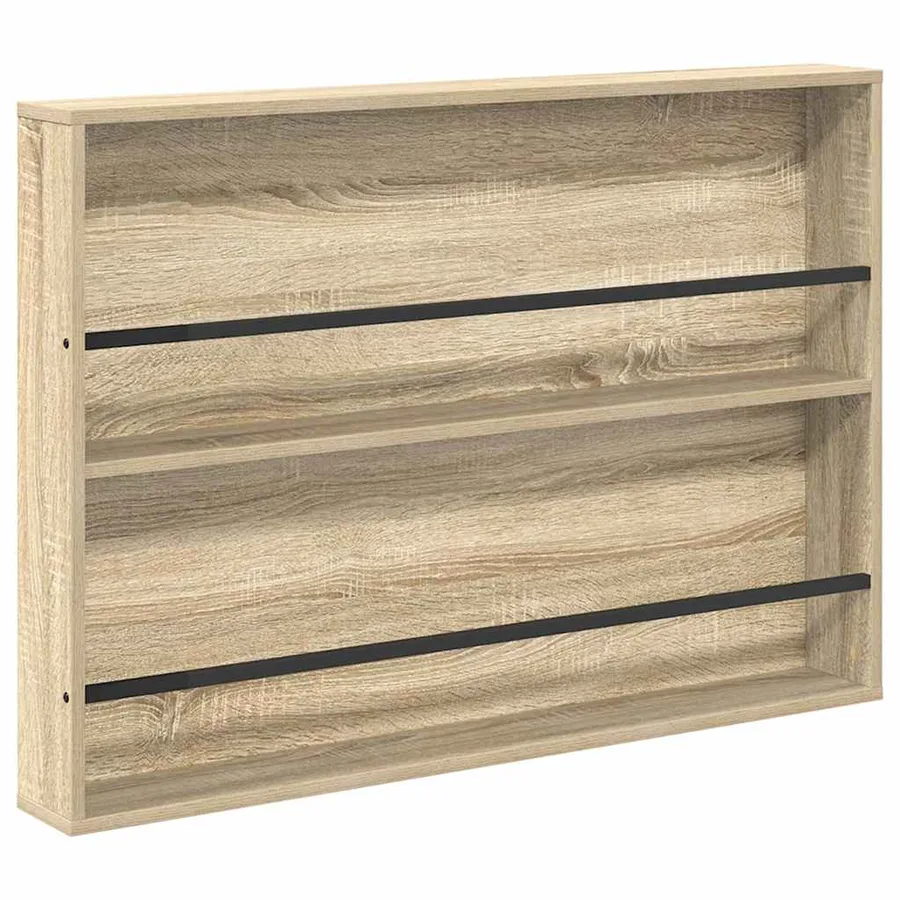 Étagère à magazines 2 pcs Chêne Sonoma 100 x 12 x 70 cm - 5