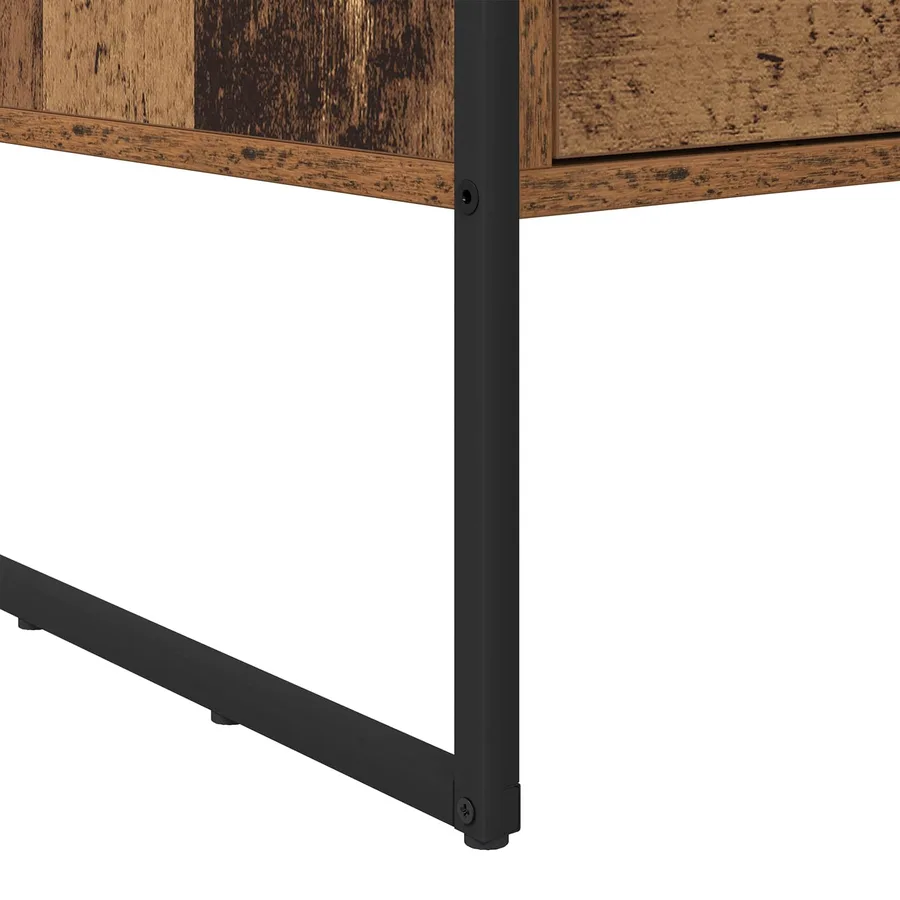 Table basse Bois Ancien 100 x 46 x 40 cm Bois d'ingénierie - 8
