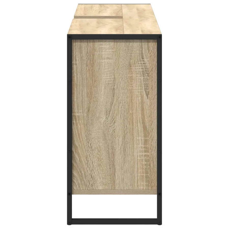 Cabinet de salle de bain avec stockage Sonoma 90 x 30 x 60 cm - 7