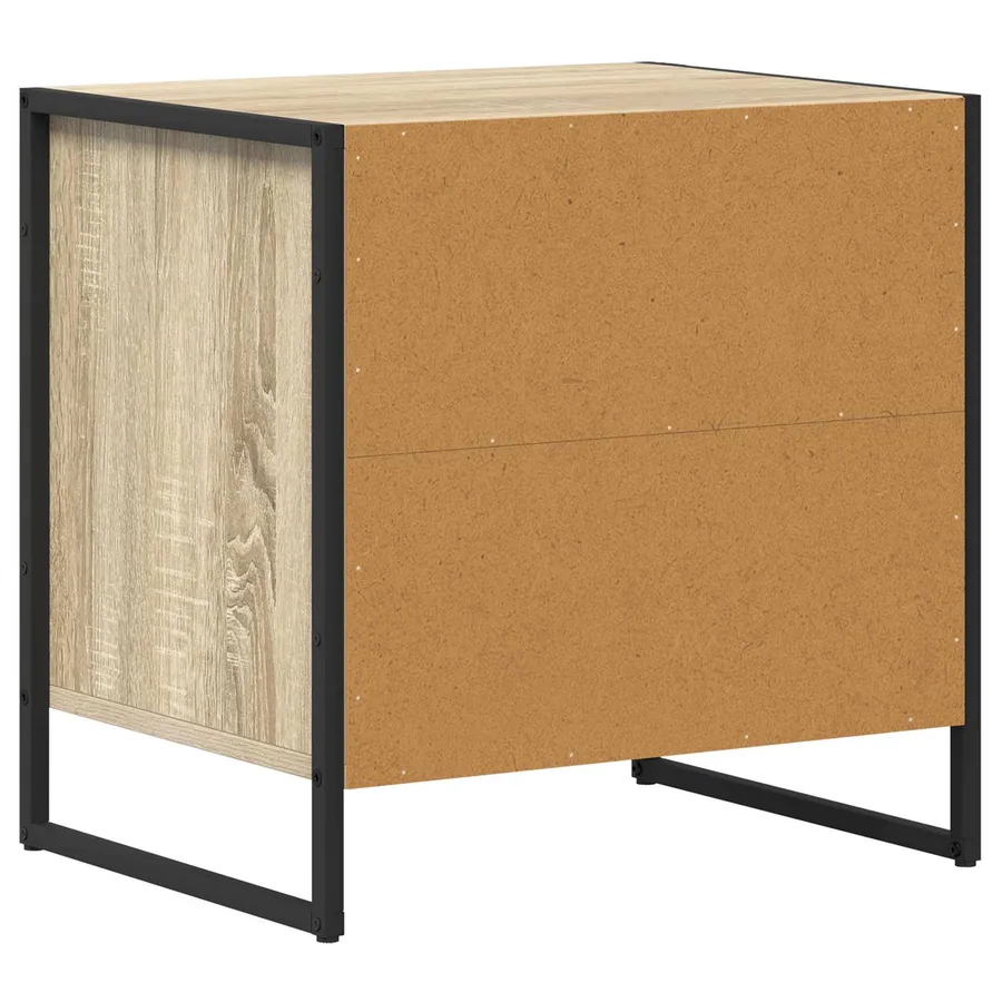 Table de chevet Sonoma 50 x 39,5 x 50 cm Bois d'ingénierie - 7
