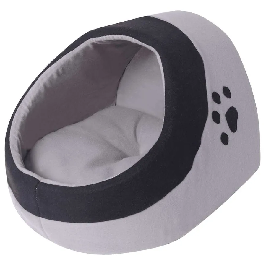 Lit pour chats Gris et noir L