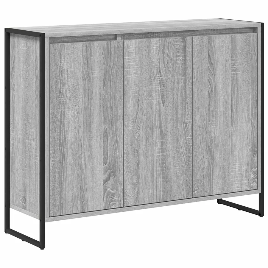 Meuble d'appoint Gris Sonoma 96,5 x 30 x 75 cm - 2