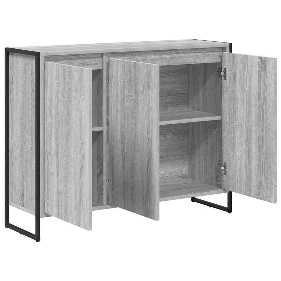 Meuble d'appoint Gris Sonoma 96,5 x 30 x 75 cm - 5