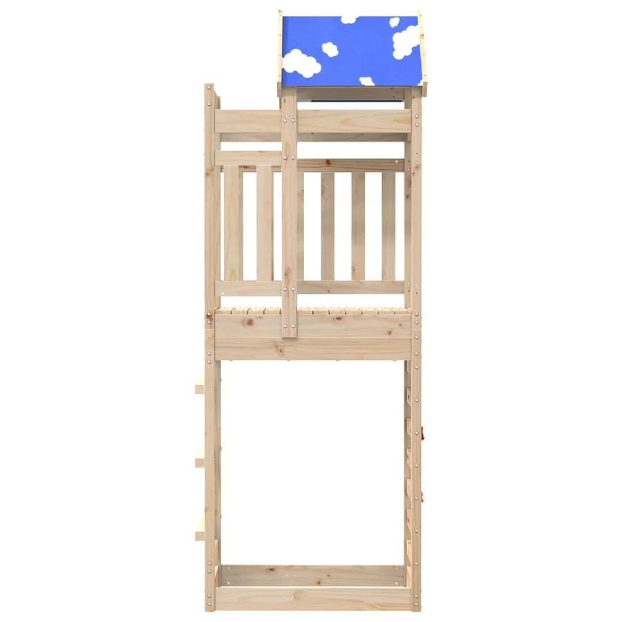 Tour de jeu Marron 85 x 52,5 x 239 cm Pin massif - 2
