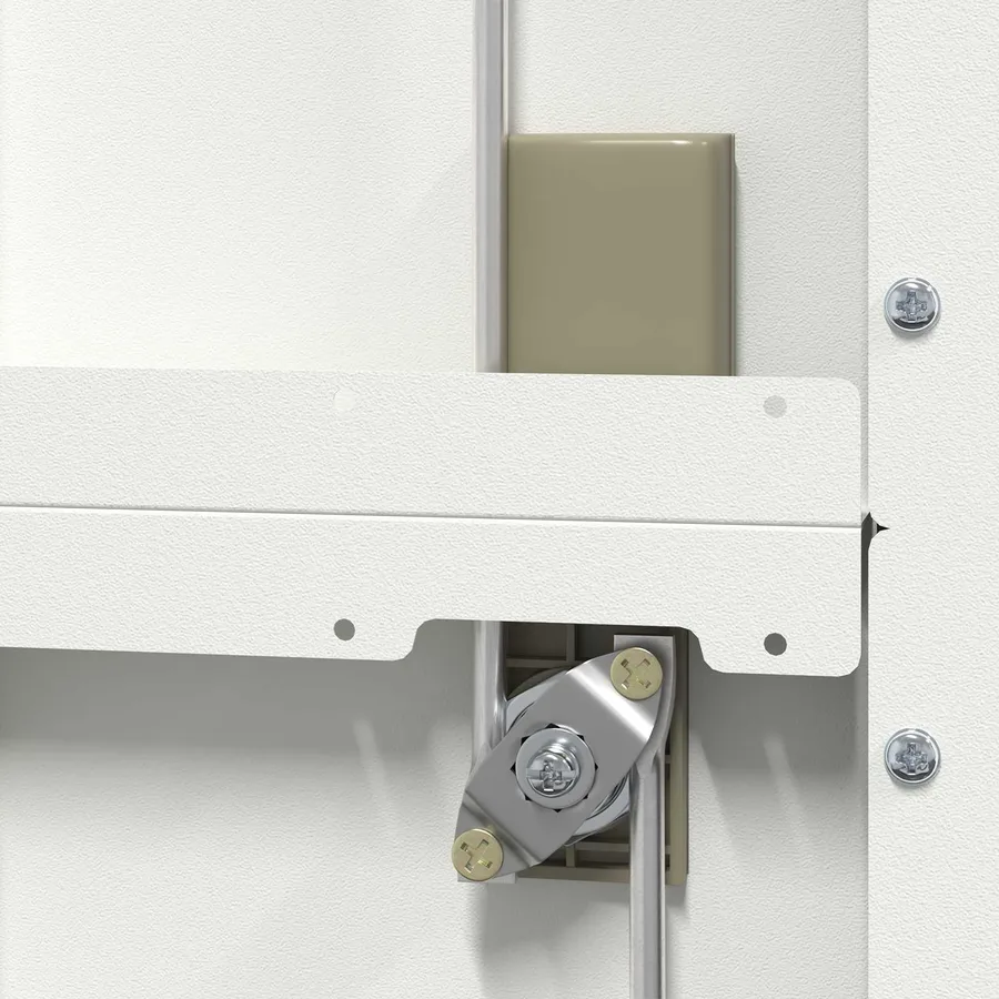 Cabinet de Dossier avec tiroir Blanc 45,5 x 42 x 139 cm - 11