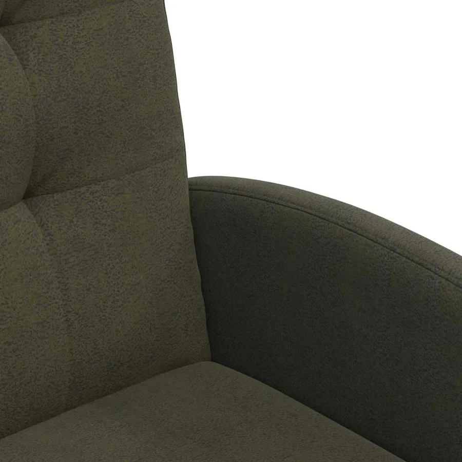 Chaises de Salle à Manger avec Roues 2 pcs Vert armée - 7