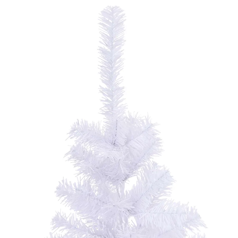 Sapin de Noël artificiel avec 150 LED Blanc 150 cm PVC et Acier - 10