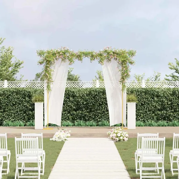 Arche de mariage Doré 338 x 35 x 300 cm Acier
