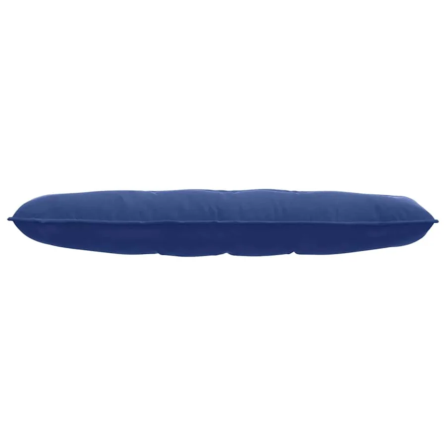 Coussin de Dos Bleu police 140 x 50 cm Tissu en velours côtelé - 5