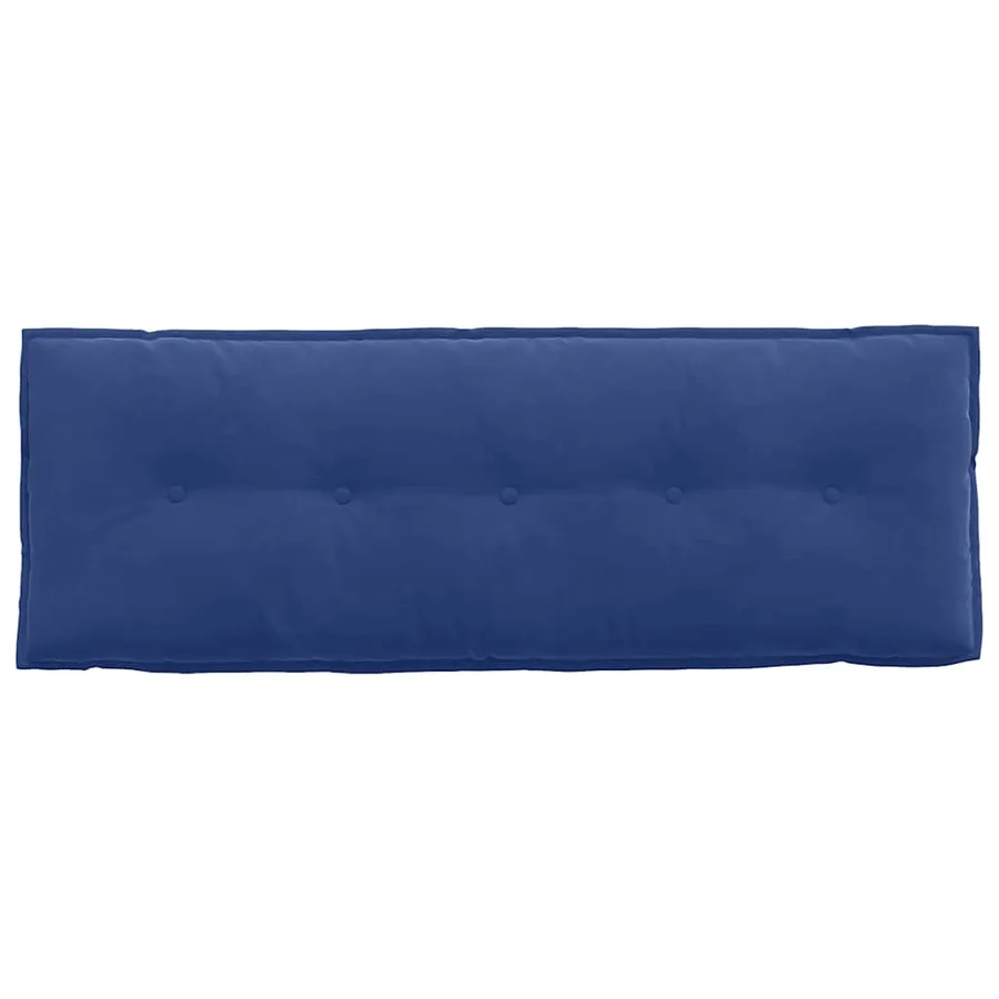 Coussin de Dos Bleu police 140 x 50 cm Tissu en velours côtelé - 6