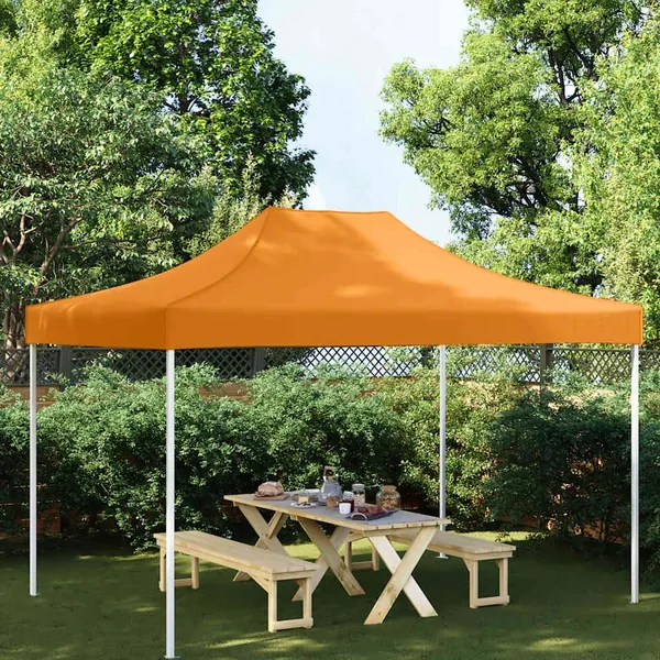Toit de tente de réception 4x3 m Orange 270 g/m²