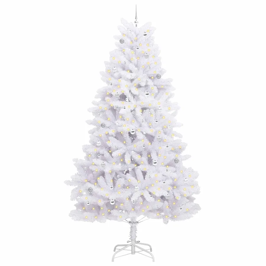 Sapin de Noël Artificiel à Branches Articulées Blanc 300 cm - 3