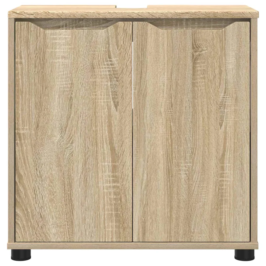 Armoire de lavabo de salle de bain Chêne Sonoma 60 x 30 x 60 cm - 6