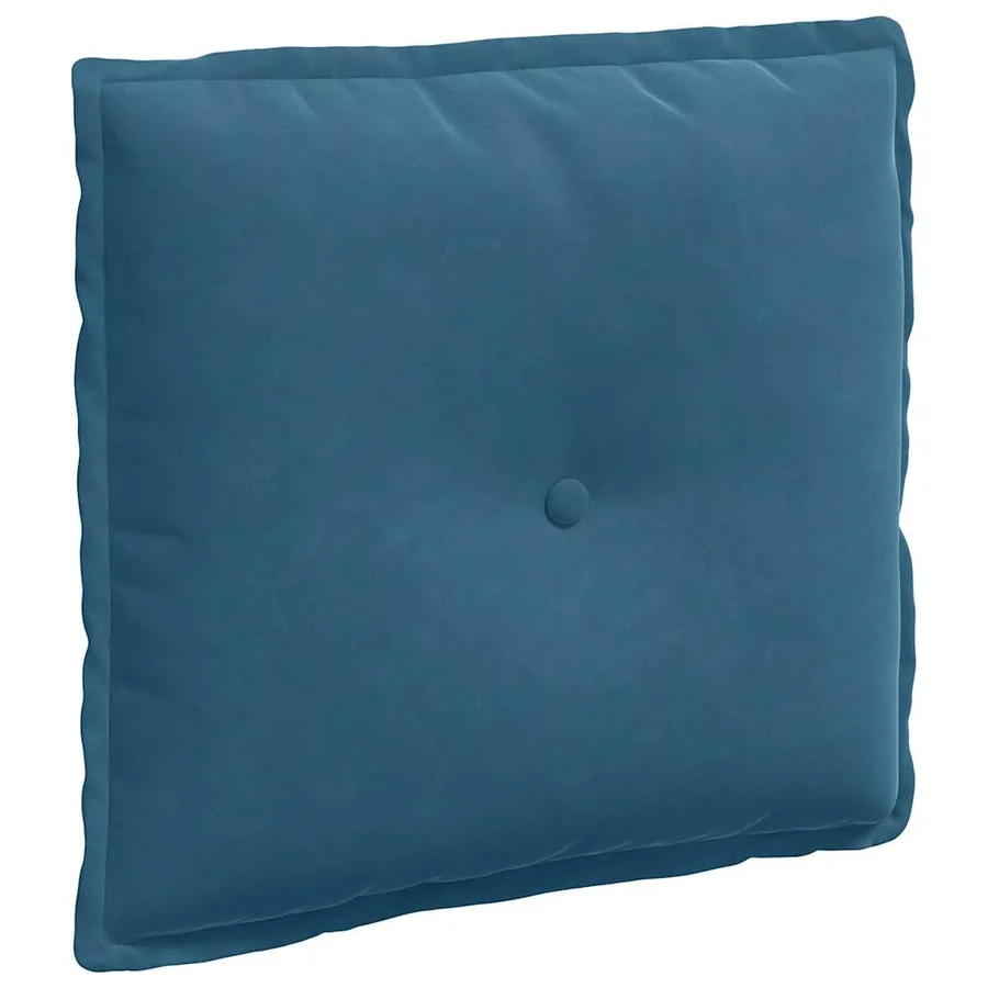 Coussin de Dos Bleu 50 x 45 cm Tissu en velours côtelé - 2