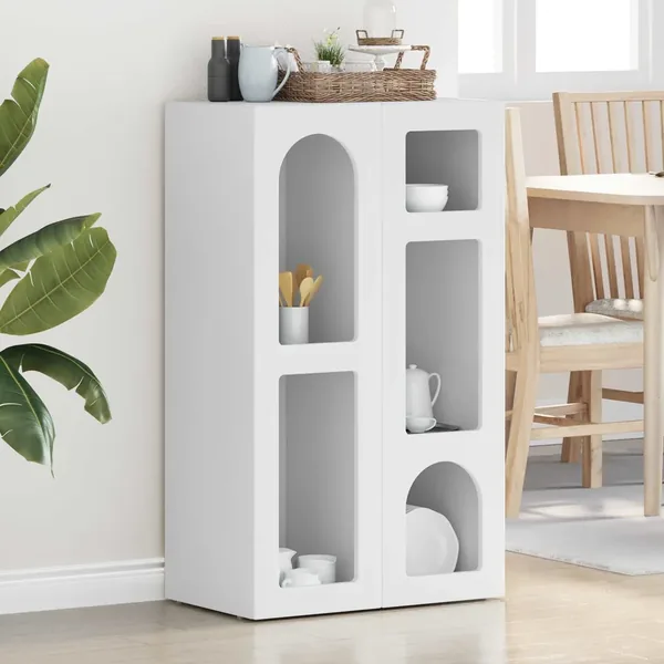 Buffet ELST Blanc 59 x 35 x 100,5 cm Bois d'ingénierie