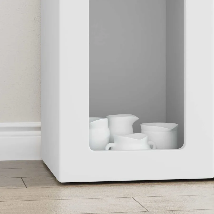 Buffet ELST Blanc 59 x 35 x 100,5 cm Bois d'ingénierie - 5