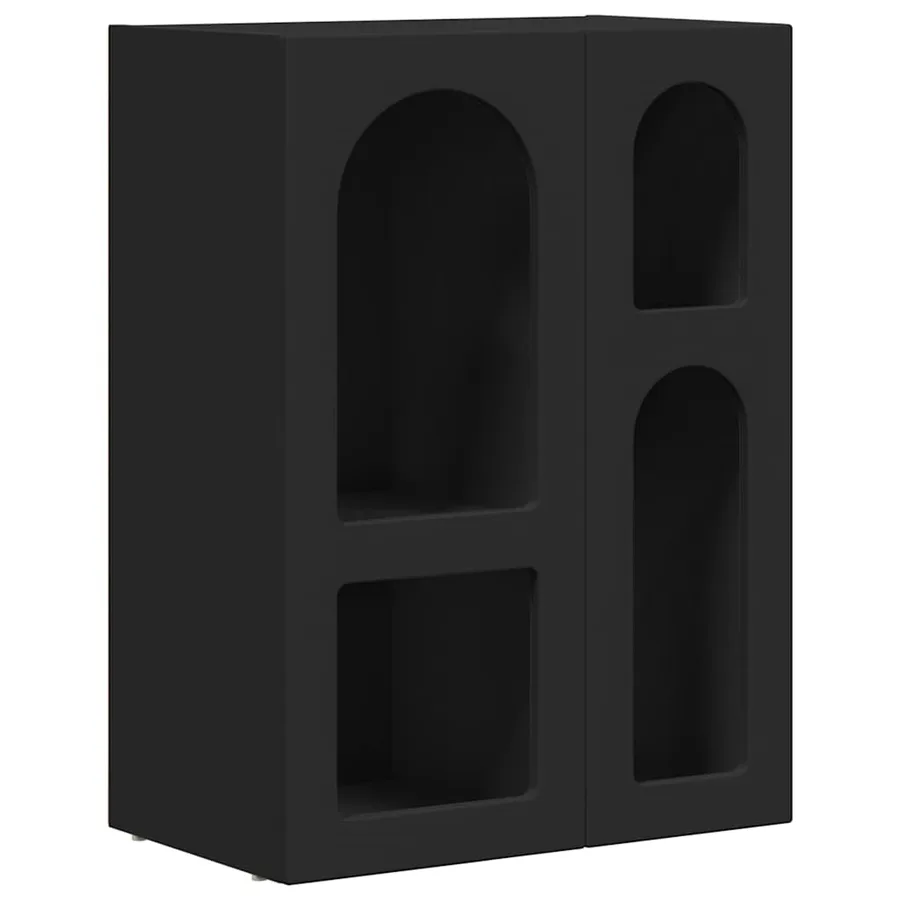 Buffet ELST Noir 59 x 35 x 80,5 cm Bois d'ingénierie - 2