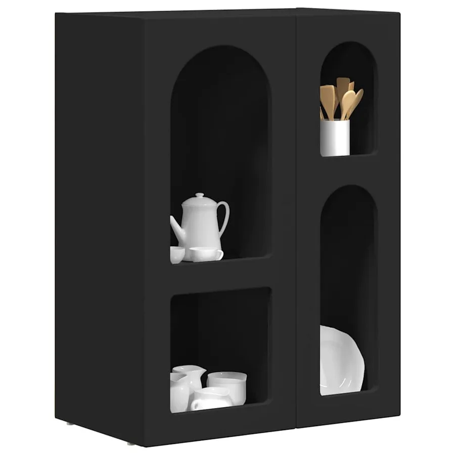 Buffet ELST Noir 59 x 35 x 80,5 cm Bois d'ingénierie - 3