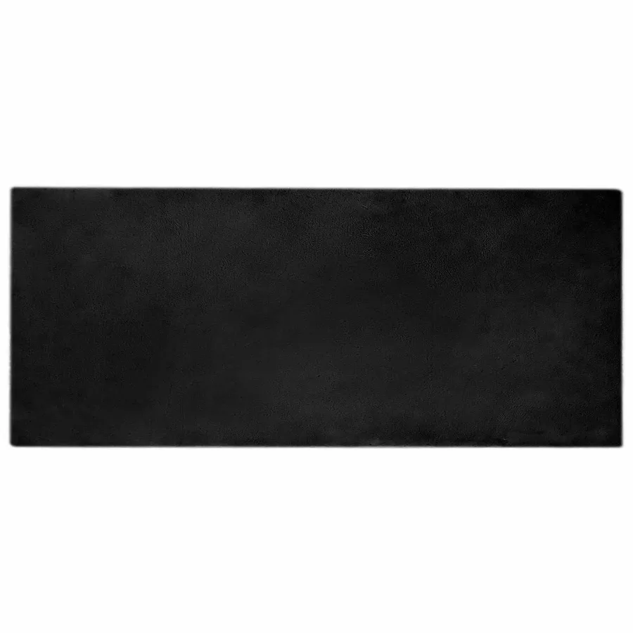 Tapis antidérapant en fausse de lapin OLITE Noir 80 x 200 cm - 2