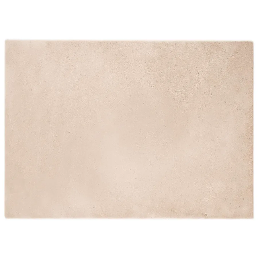 Tapis antidérapant en fausse de lapin OLITE Taupe 200 x 280 cm - 2