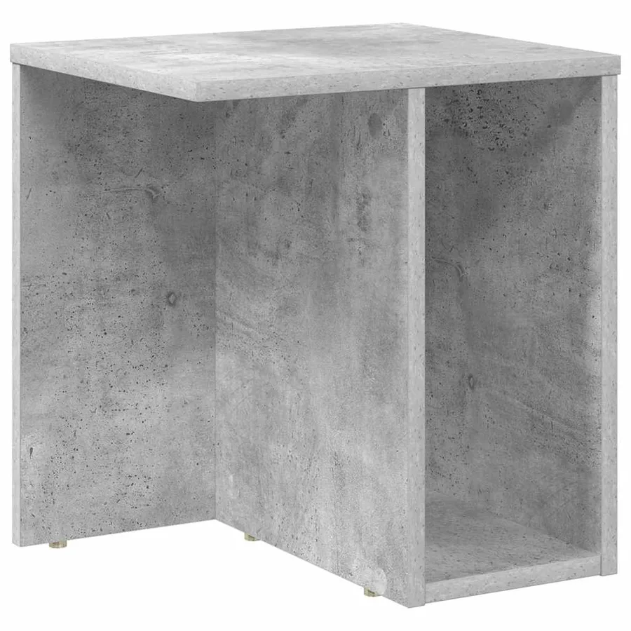 Table d'appoint 2 pcs Gris béton 37 x 32 x 40 cm - 5