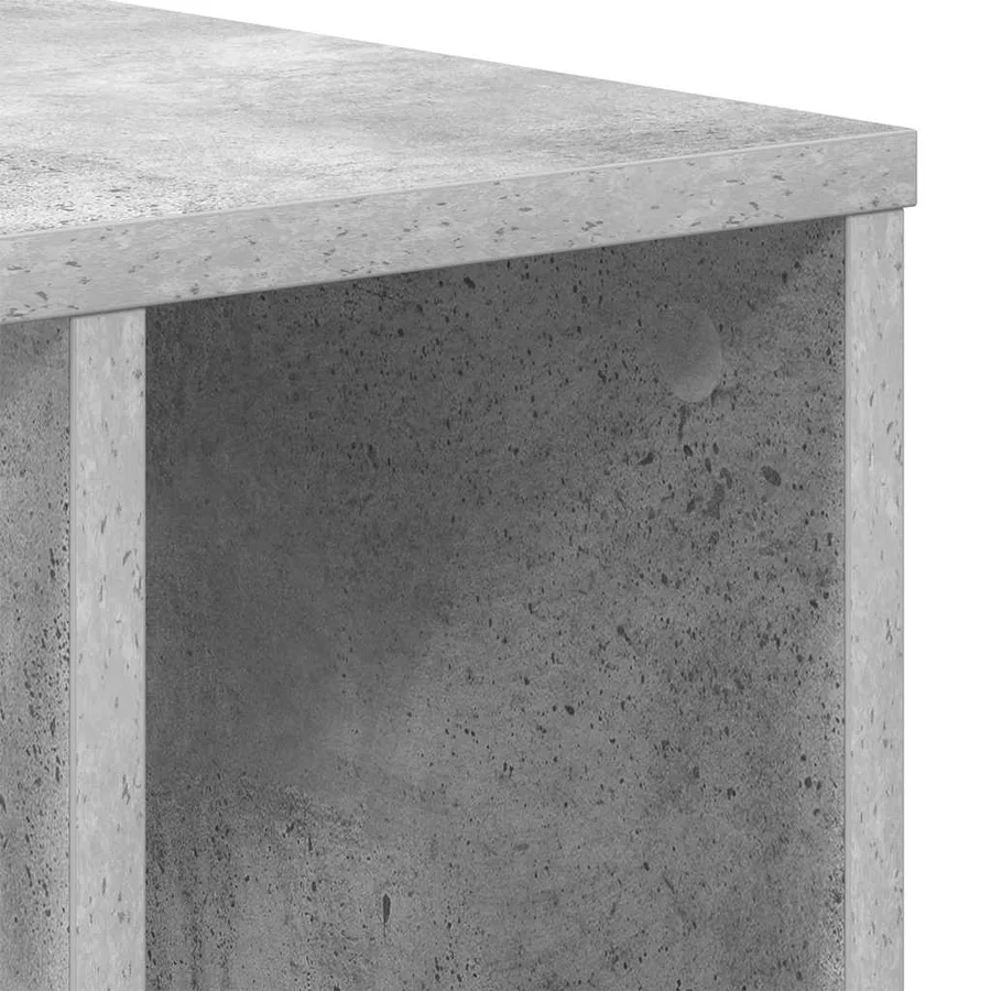 Table d'appoint 2 pcs Gris béton 37 x 32 x 40 cm - 9