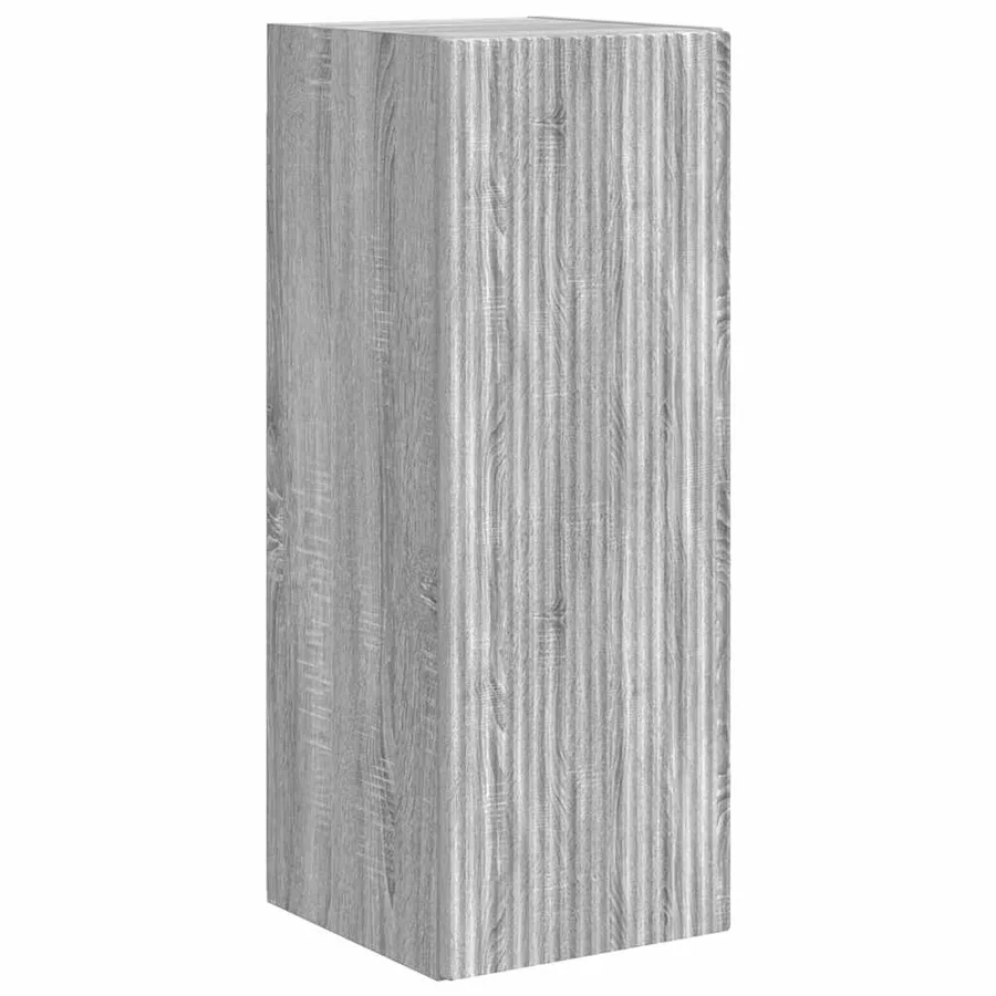 Meuble TV mural Montage mural 2 pcs Gris Sonoma 30 x 31 x 80 cm - 5