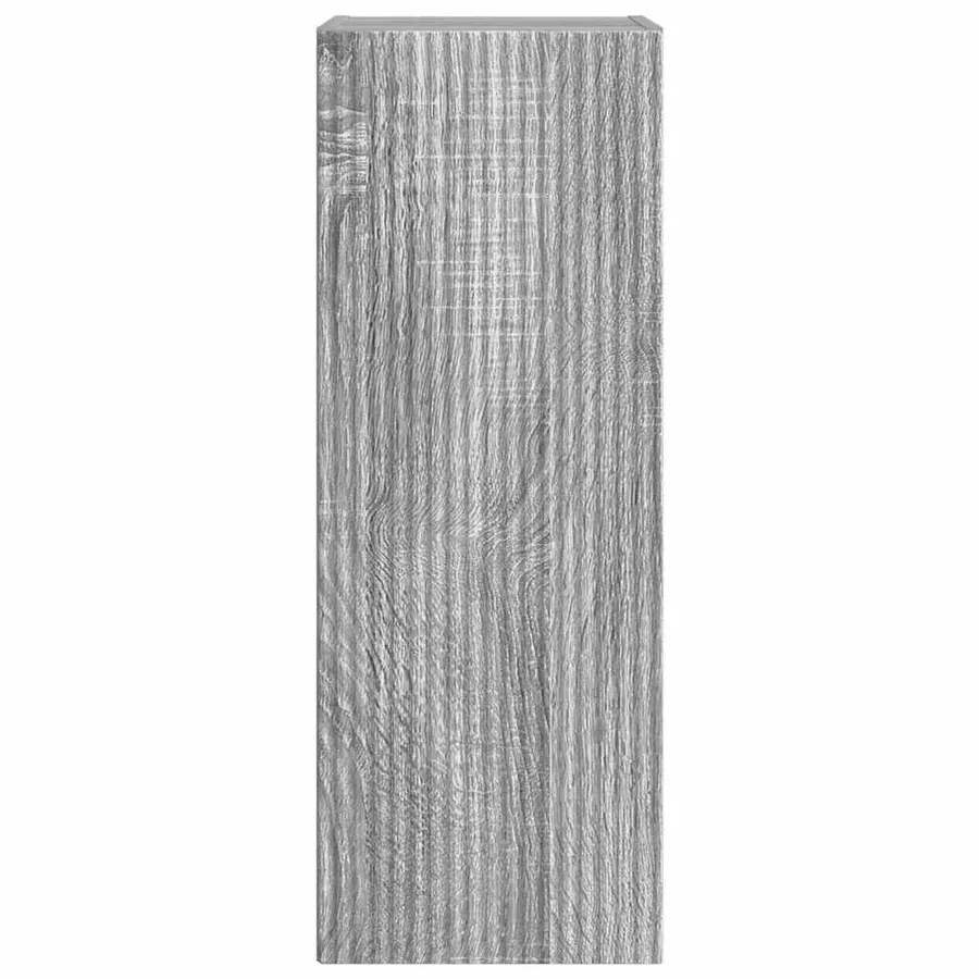 Meuble TV mural Montage mural 2 pcs Gris Sonoma 30 x 31 x 80 cm - 7