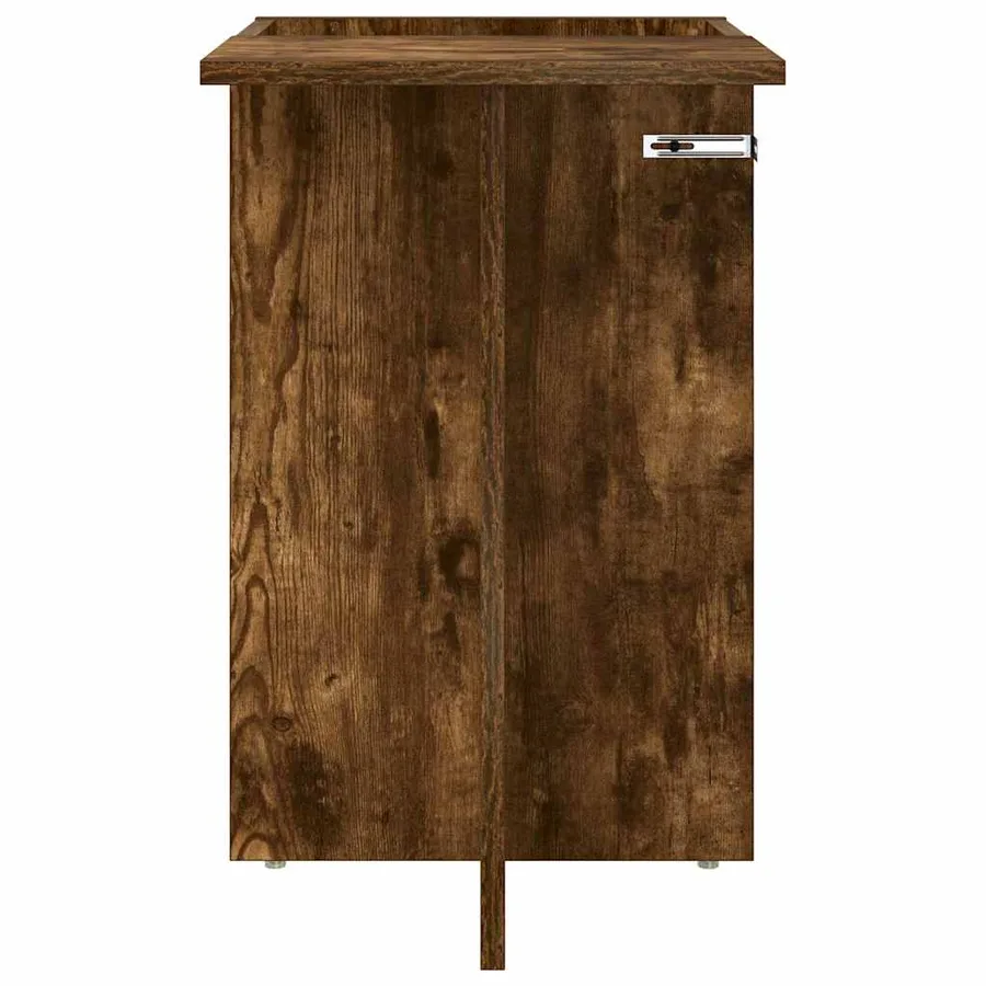 Table d'appoint Chêne fumé 35 x 40 x 55 cm Bois d'ingénierie - 5