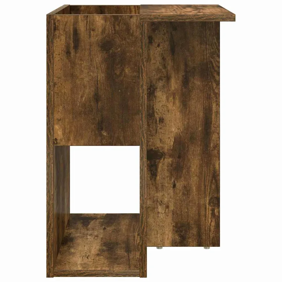 Table d'appoint Chêne fumé 35 x 40 x 55 cm Bois d'ingénierie - 6