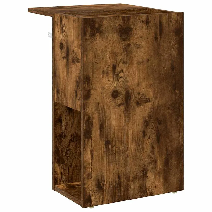 Table d'appoint Chêne fumé 35 x 40 x 55 cm Bois d'ingénierie - 7