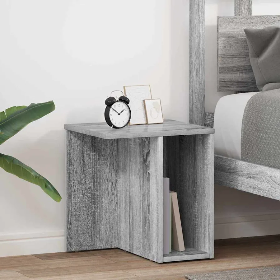 Table d'appoint 2 pcs Gris Sonoma 37 x 32 x 40 cm