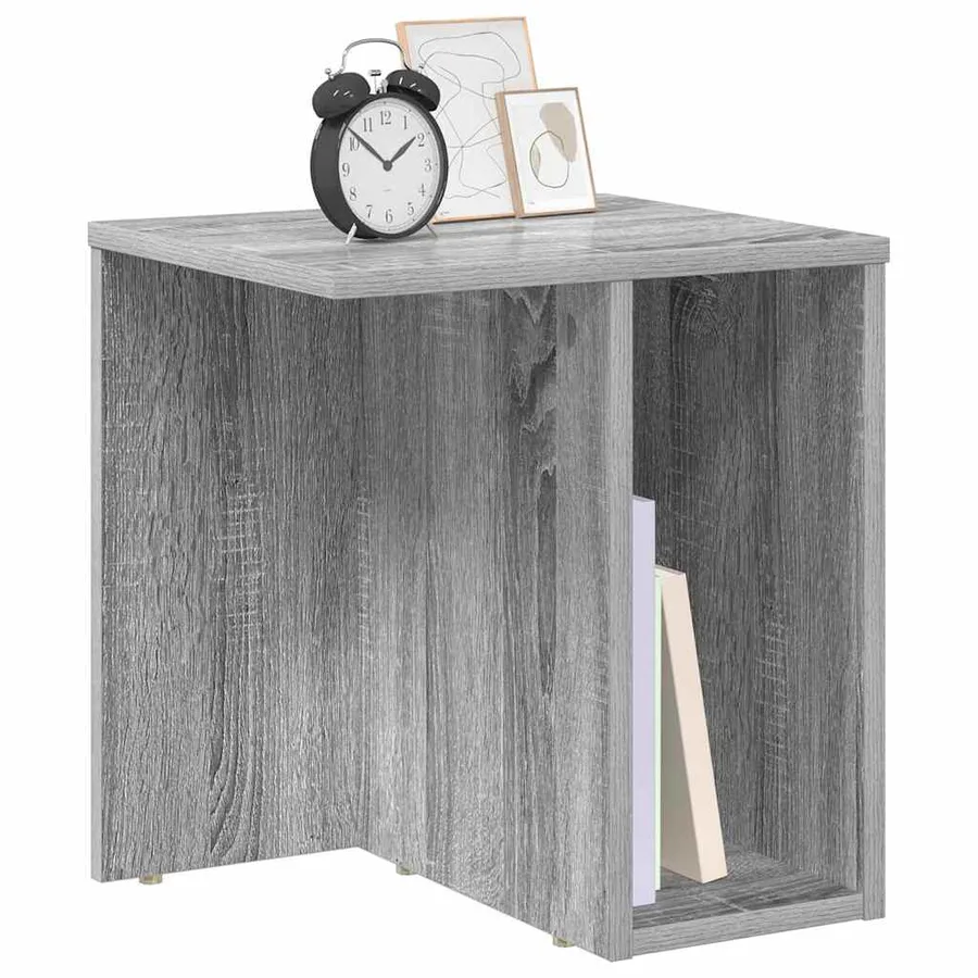 Table d'appoint 2 pcs Gris Sonoma 37 x 32 x 40 cm - 3