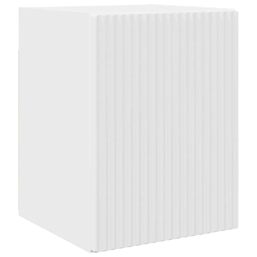 Meuble TV mural 2 pcs Blanc Brillant 30 x 31 x 40 cm - 5