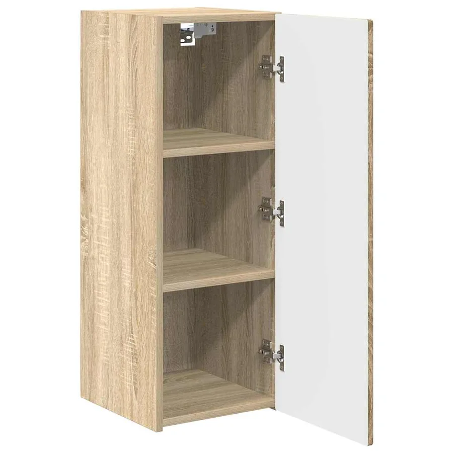 Meuble TV mural Sonoma 30 x 31 x 80 cm Bois d'ingénierie - 5