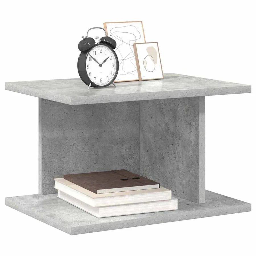 Table de chevet 2 pcs Gris béton 40 x 30 x 25 cm - 3