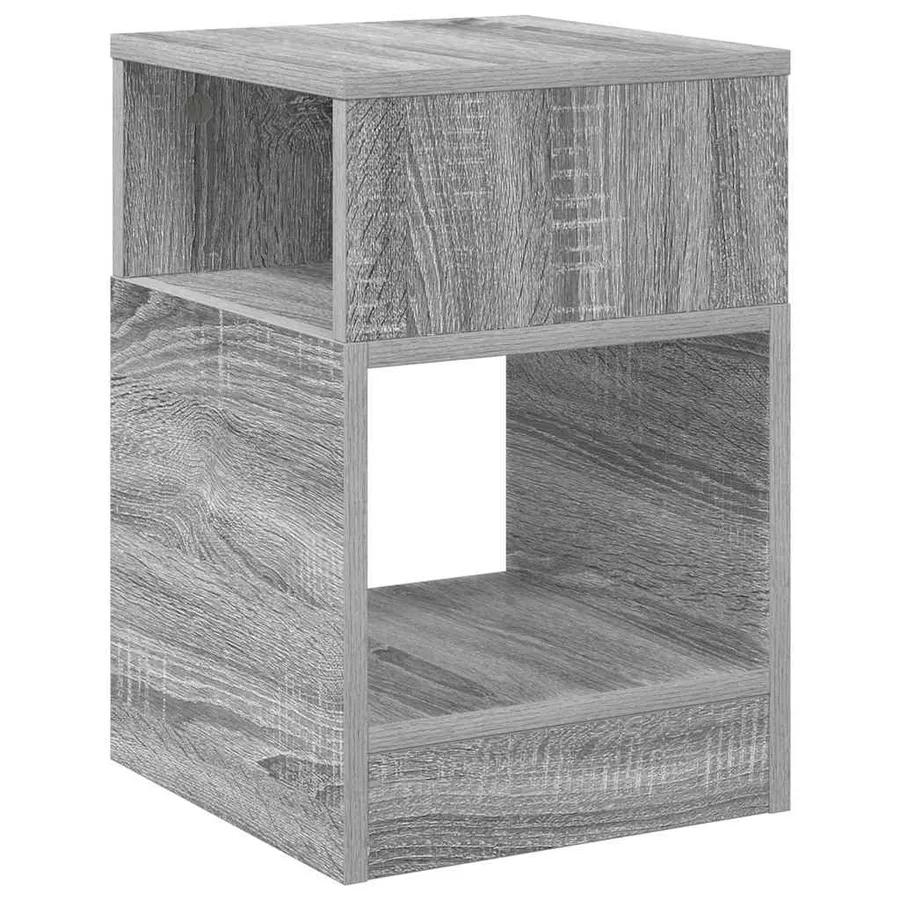 Table d'appoint Gris Sonoma 30,5 x 30 x 45 cm Bois d'ingénierie - 2