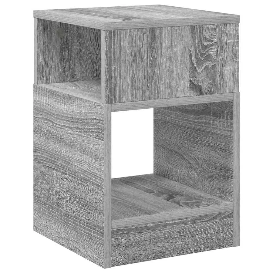 Table d'appoint Gris Sonoma 30,5 x 30 x 45 cm Bois d'ingénierie - 7