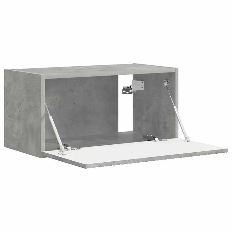 Meuble TV mural Béton 60 x 31 x 29,5 cm Bois d'ingénierie - 5
